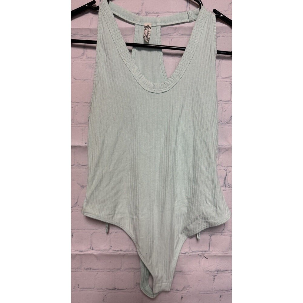 Intimately Free People Mint Green Tank top Spandex Racerback Bodysuit Size XS/S